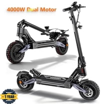 EOEOTWO 4000W Dual Motor Electric Scooter for Adults, 45MPH Fast Off-Road E-Scooter, 60V 27Ah Battery 42 Miles Long Range, 11" All-Terrain Tires Foldable Sport Scooter with Dual Braking