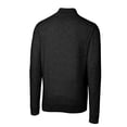 thumbnail image 3 of Men's Cutter & Buck Black Arizona State Sun Devils Lakemont Tri-Blend Big & Tall Quarter-Zip Pullover Sweater, 3 of 3