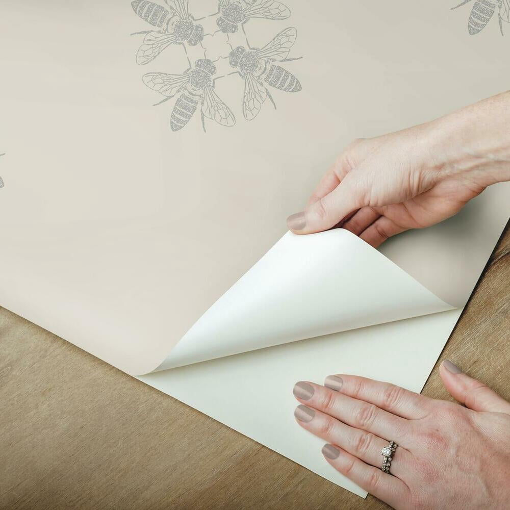 Honey Bee Peel and Stick Wallpaper