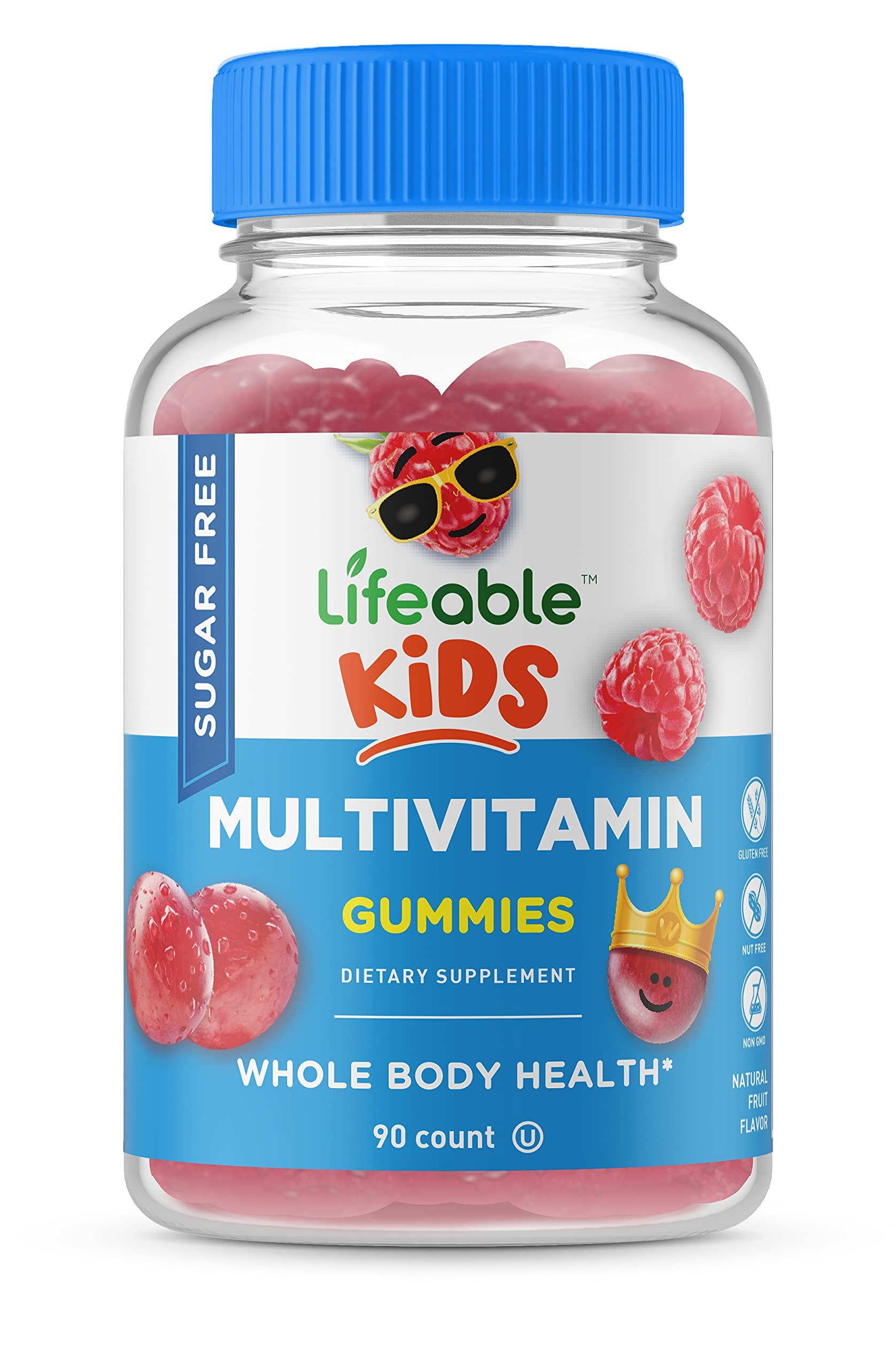 Lifeable Sugar Free Multivitamin for Kids 90 Gummies