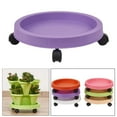 thumbnail image 3 of Bandeja Rodante Para Macetas Con Ruedas Sunnimix Platillo Para Plantas Mover Flores En Maceta Morado, 3 of 8