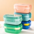 thumbnail image 5 of Student Lunch Box Children's Sealed Fruit Box Box Office Workers Microwave Lunch Box Food Box Work Microwave Oven Heating Lunch Box round Dining Set Table And 4 Chairs, 5 of 5