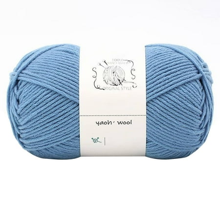 Clearance Sale! WIXINLZ DIY Knitting 1Pc=100G Hand Woven Cotton Yarn Soft Crochet Yarn for Hand Knitting Warm Sweater Sofa Cushion Scarf Diy (Color : 1Pc 01)