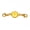 Gold, variant on Necklace Clasps and Closures 14K Gold Plated 925 Sterling Silver Double Round Clasp Jewelry Clasps for Necklaces Bracelet