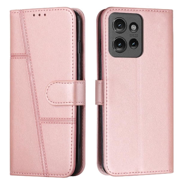 Funda Flip para FOXDOCK Motorola Moto G Play 2025 – Carcasa delgada y resistente a impactos con soporte para uso diario y profesional