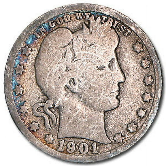 1901-O Barber Quarter Good