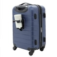 thumbnail image 1 of Set de equipaje Wrangler Smart azul marino de 20 pulgadas con portavasos, 1 of 8