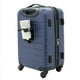 thumbnail image 1 of Set de equipaje Wrangler Smart azul marino de 20 pulgadas con portavasos, 1 of 8