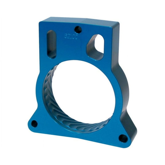 Jet Performance 62100 Throttle Body Spacer, Blue Anodized Aluminum Fits select: 1999-2007 CHEVROLET SILVERADO, 2001-2006 CHEVROLET TAHOE