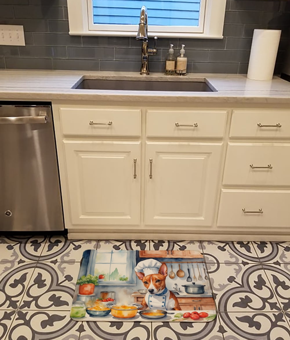 Yorkie Yorkshire Terrier The Chef Memory Foam Kitchen Mat