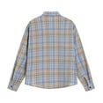 thumbnail image 3 of KeShDi Men's Flannel Shirts Men Plaid Fashionable Casual Button Long Sleeve Turndown Collar Blouse Shirt Yellow XL, 3 of 3