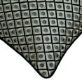 thumbnail image 2 of Pillow Covers, Grey & Black 16"x16" (40x40 cm) Throw Pillows, Silk Embroidered Throw Pillows For Couch, Polka Dot Pattern Contemporary Style - Grey Dots Boudoir, 2 of 3