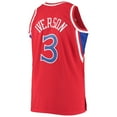 thumbnail image 3 of Men's Mitchell & Ness Allen Iverson Red Philadelphia 76ers 1996/97 Big & Tall Hardwood Classics Swingman Jersey, 3 of 3