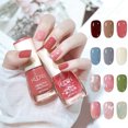 thumbnail image 1 of 8ml Nail Polish Quick Dry Non-irritating Vivid Color Excellent Saturation Long-lasting Effect Decorative Waterproof Nail Varnish Liquid Gel Manicure Design Nail Supplies, 1 of 8