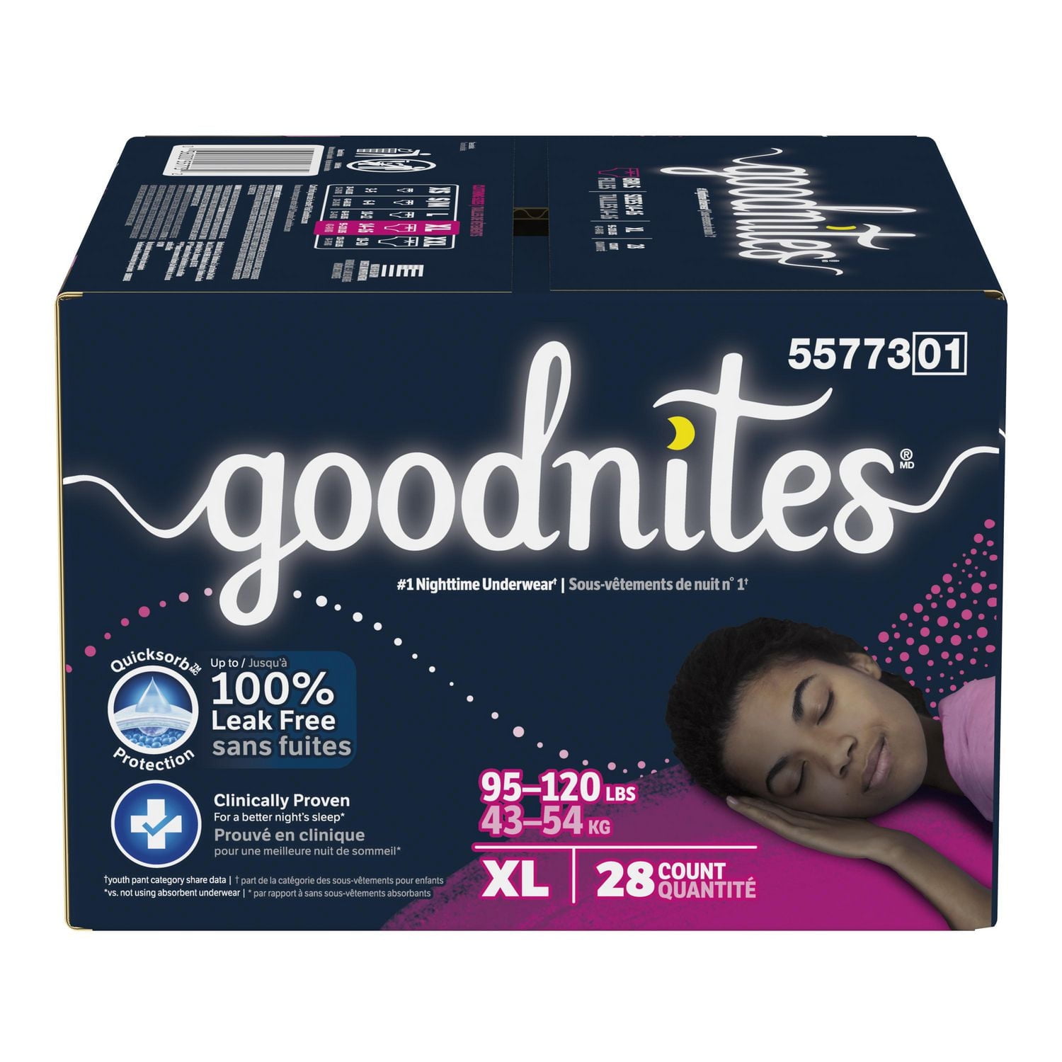 Goodnites Girls' L/LXサイズ29枚入り Goodnites Girls' L/LXサイズ29枚入り GoodNites Girls XXL