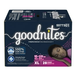 Goodnites Boys' Nighttime Bedwetting Underwear, Giga Pack