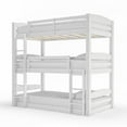 Better Homes & Gardens Tristan Kids' Convertible Triple Bunk Bed, Twin