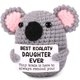 thumbnail image 1 of Figura de juguete NEVERNERVE Koala de ganchillo, 5 x 8 x 9 cm, regalo, 1 of 7