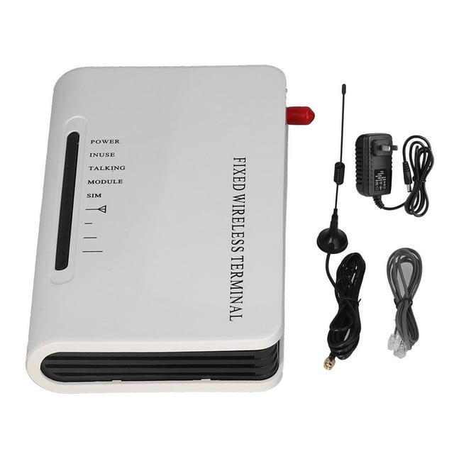 XYCCA LCD GSM Dialer ABS Wireless Dialer with LED Indicator Light Smart Dial Up Platform for Telephone 100‑240V-082201