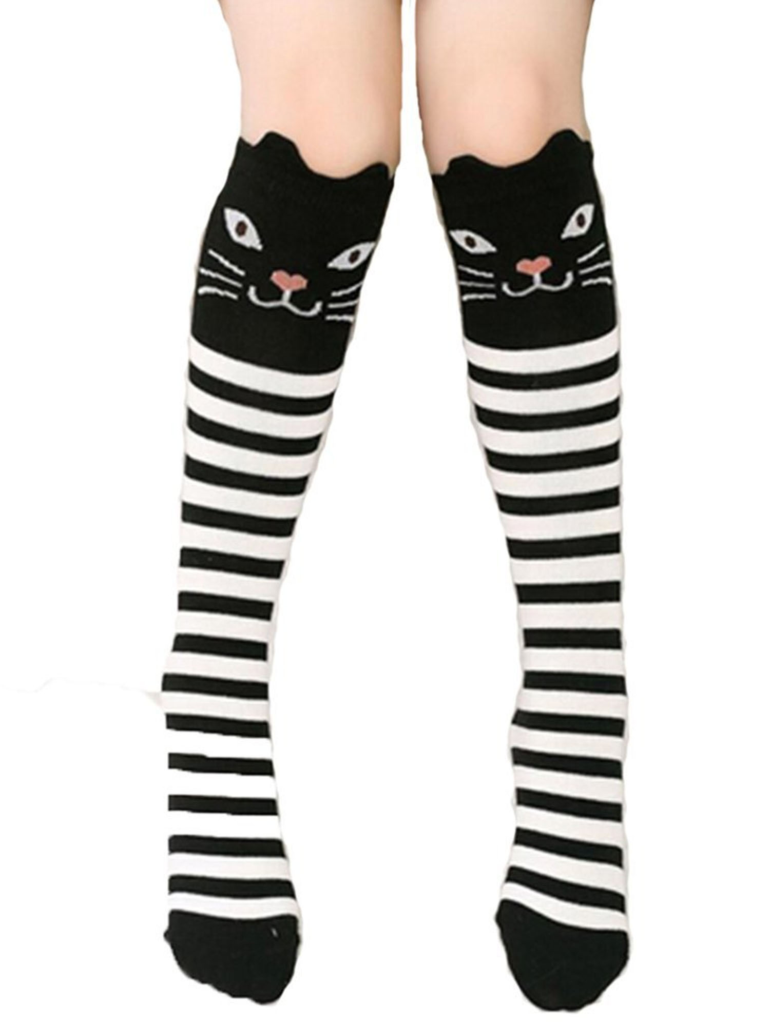 Jkerther Cute Baby Toddler Kids Girl Cartoon Animal Knee High Socks