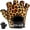 Orange/Black, variant on 5297 Womens Design Series Leopard Print Lifting & Rowing Gloves (Pair) - Lightweight Vegan Medium Padded Microfiber Amara Leather w/Griplock