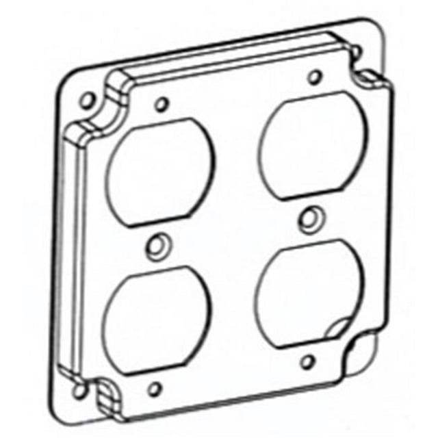 Orbit Industries 570200386 Couvercle Surélevé de 4 x 0,5 Po - Récipient 2 Duplex