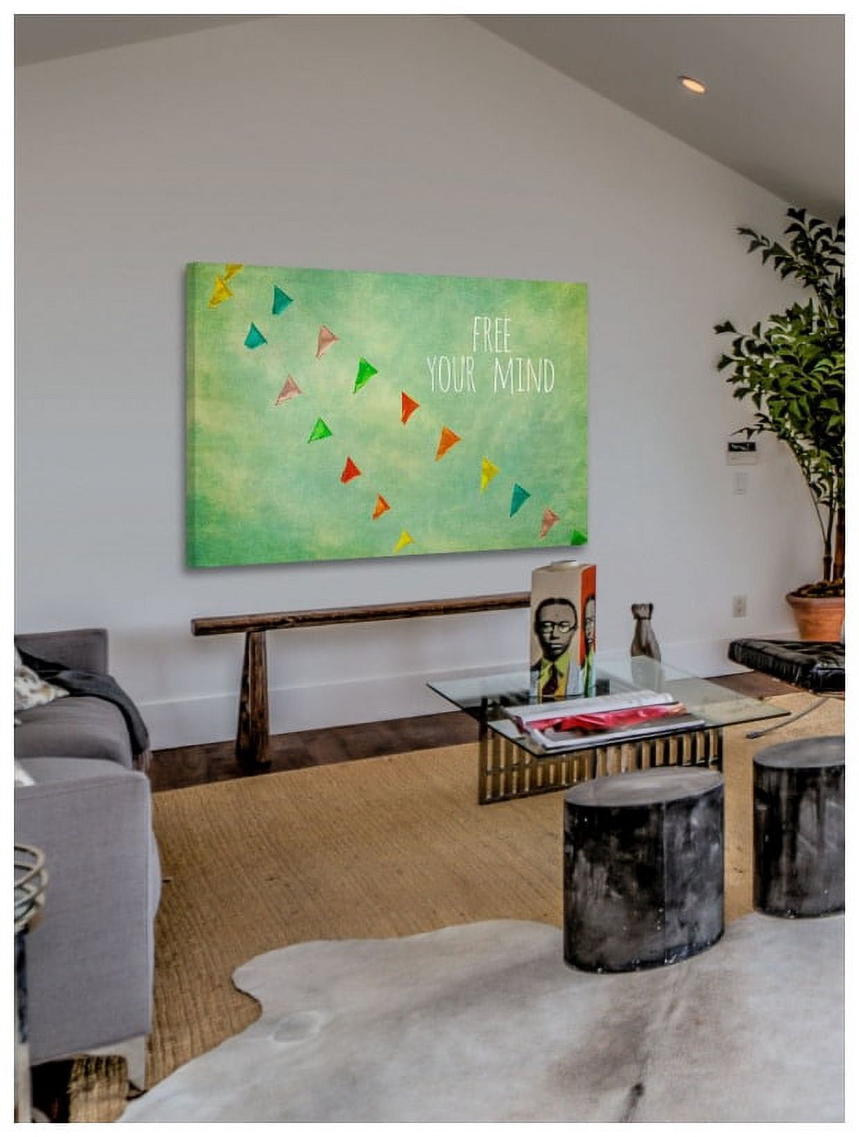Marmont Hill "Free Your Mind" Sylvia Cook Painting Print on Canvas