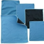 Eco-Fused Microfiber Cleaning Cloths - 5 Pack - Double-sided Cleaning Cloths - Microfiber and Suede Cloth for Smartphones, LCD TV, Tablets, Laptop Screens, Camera Lenses and Other Delicate Surfaces