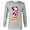 Athletic Heather, variant on Disney Santa Mickey Mouse Holiday - Long Sleeve T-Shirt for Men -Customized-White