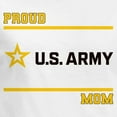 thumbnail image 3 of CafePress - Proud Army Mom Black And Gold Long Sleeve T Shirt - Women's Long Sleeve Graphic Casual T-Shirt, 3 of 4