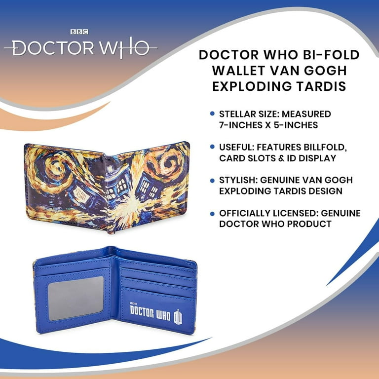 Bi-Fold Wallet Van Gogh Exploding TARDIS 