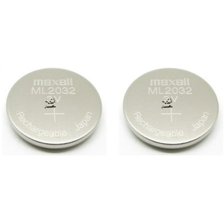 The Battery Supplier Maxell ML2032 2032 2 Lithium Rechargeable Coin Cell Battery 3V Japan
