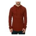 thumbnail image 2 of AMBIG Mens The Watson Hooded Thermal Sweater, Red, Small, 2 of 2