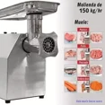 thumbnail image 2 of Molino para CARNE ZAIT 0.7 HP Moledora 500W Carniceria Uso rudo, 2 of 5
