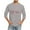 Gray1, variant on Maean Big and Tall Tshirts for Mens 3/4 Sleeve Crewneck Causal Loose Heart Printed Shirts M-5XL