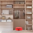 thumbnail image 5 of Unique Bargains 1 Pack Clothes Storage Bags Moving Bags Red 23.5*7in, 5 of 7