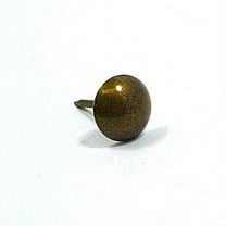 Upholstery Tacks French Natural 100 Pack Decorative Nails - 3 Shank Lengths (Small - 3/4")