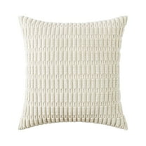 XMMSWDLA Pillow Covers 16x16 Decorative Throw Pillow Covers Soft Corduroy Solid Pillow Covers Modern Decor Square Cushion Covers for Couch Sofa Bedroom Car Living Room