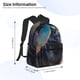 thumbnail image 2 of Disketp Moonlit Night Sky Wolf Mochila Ligera Clásica con Múltiples Bolsillos, Mochila Casual para Hombre y Mujer, Ideal para Escuela, Trabajo y Viajes, 2 of 6