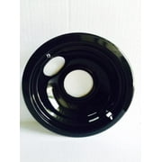 W10290353 Genuine OEM Whirlpool Range 6" Black Porcelain Drip Bowl Pan 93169204B