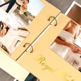 thumbnail image 3 of LEEYNEER 2 Pcs Wedding Guestbooks Reception Memory Registry Marriage, 3 of 8