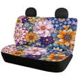 thumbnail image 2 of Pzuqiu Flower Collage Art Car Seat Cover Full Set Interior Auto Interior Decor Protector, Breathable Easy to Install Car Seat Covers Fit for Truck Cars Trucks, 2 of 10