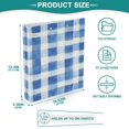 thumbnail image 3 of FORMRS 3 Ring Binder 1.5 inch with Pockets Set of 2 Clip Board 200 Sheets Capacity, Blue Plain, 3 of 8