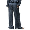 thumbnail image 3 of Mills by Millie Bobby Brown Women's Sleep Satin Woven Pant with Ruffle, Sizes XS-XXXL, 3 of 5