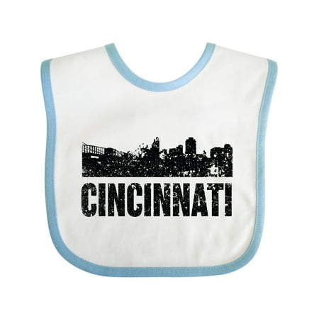 

Inktastic Cincinnati Skyline Grunge Gift Baby Boy or Baby Girl Bib