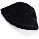 thumbnail image 3 of Womens Stylish Bucket Hat Soft Faux Fur Fluffy Thicken Wide Brim Lovely Winter Warm Hat for Girls, 3 of 5