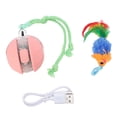 thumbnail image 2 of Juguetes De Gato Interactivos De Plástico USB Con Bola De Juguetes De Cachorro Interactivos Ligeros E Ligeros Con Para Gatos Adultos De Interior Aburrido Activado, 2 of 7