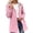 Pink, variant on Women's Lightweight Waterproof Hiking Windbreaker Jacket with Hood, Striped Pockets & Lined Anorak Coat for Trekking, Travel, and Outdoor Rain Protection