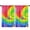 Pink and Yellow-1, variant on Pink and Yellow Tie Dye Pattern Insulated Teens Curtains Set Of 2, Bedroom Essentials, Toddler Room Decor 52x84in(132x213cm)