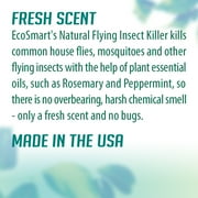 EcoSmart Natural, Plant-Based Flying Insect Killer, 14 Ounce Aerosol Spray Can (Pack of 2)